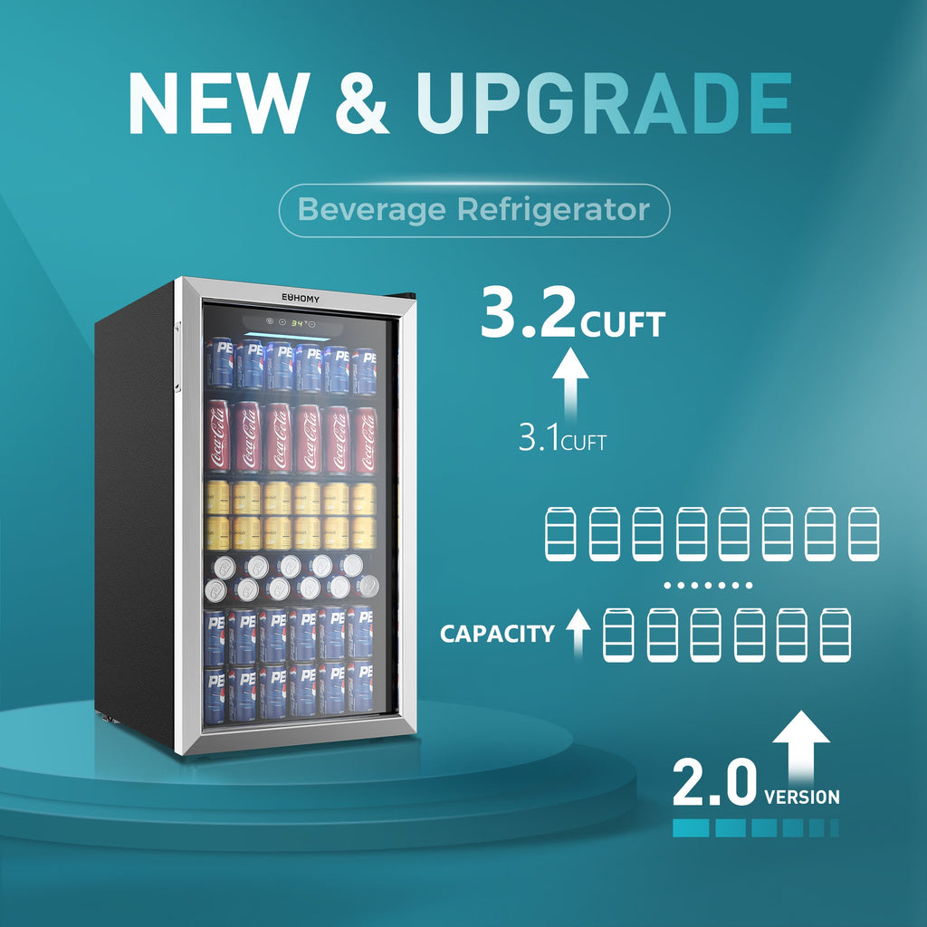 Euhomy Fizz 110 Beverage Refrigerator
