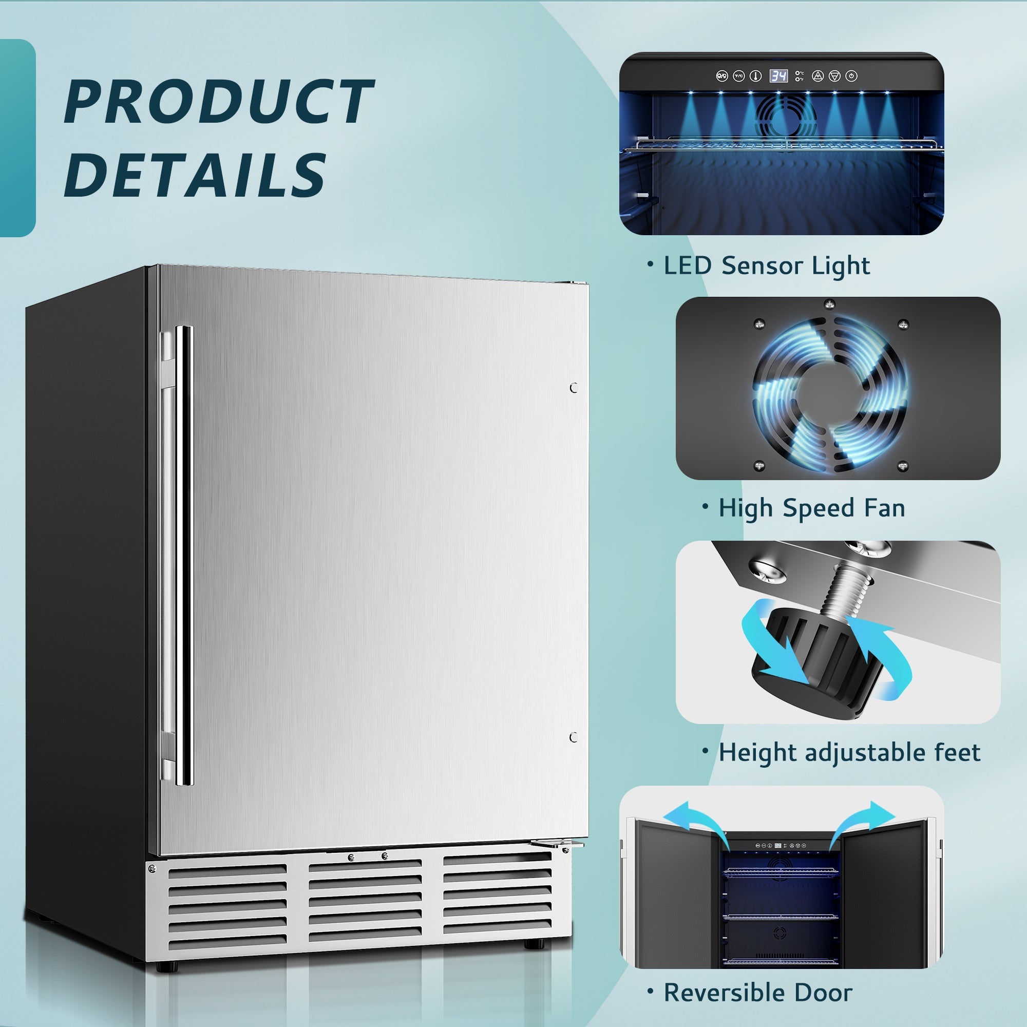 Euhomy Pulse 150 Beverage Refrigerator